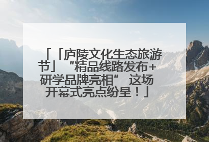 「庐陵文化生态旅游节」“精品线路发布+研学品牌亮相” 这场开幕式亮点纷呈！