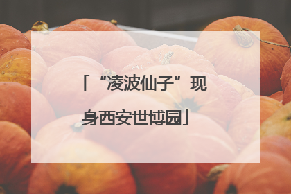 “凌波仙子”现身西安世博园