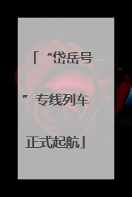“岱岳号”专线列车正式起航