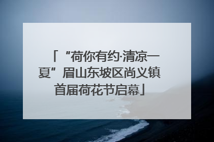 “荷你有约·清凉一夏”眉山东坡区尚义镇首届荷花节启幕