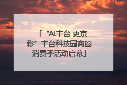 “AI丰台 更京彩”丰台科技园商圈消费季活动启幕
