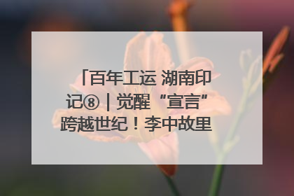 百年工运 湖南印记⑧｜觉醒“宣言”跨越世纪！李中故里的红色陈列