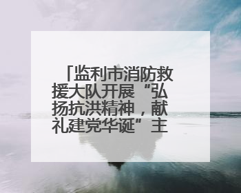 监利市消防救援大队开展“弘扬抗洪精神，献礼建党华诞”主题党日活动