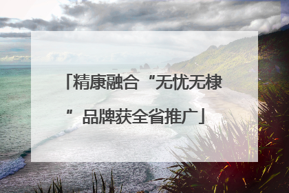 精康融合“无忧无棣”品牌获全省推广