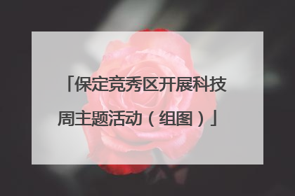 保定竞秀区开展科技周主题活动（组图）