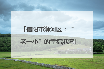 信阳市浉河区：“一老一小”的幸福港湾