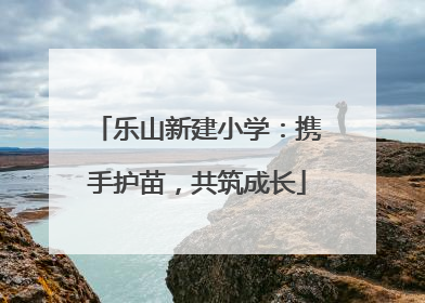 乐山新建小学：携手护苗，共筑成长