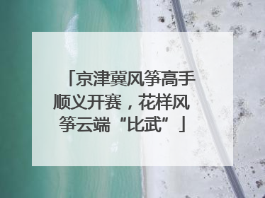 京津冀风筝高手顺义开赛，花样风筝云端“比武”