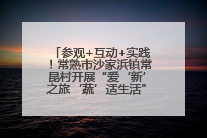 参观+互动+实践！常熟市沙家浜镇常昆村开展“爱‘新’之旅‘蔬’适生活”参观学习活动