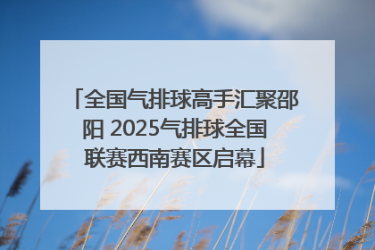 全国气排球高手汇聚邵阳 2025气排球全国联赛西南赛区启幕