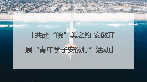 共赴“皖”美之约 安徽开展“青年学子安徽行”活动