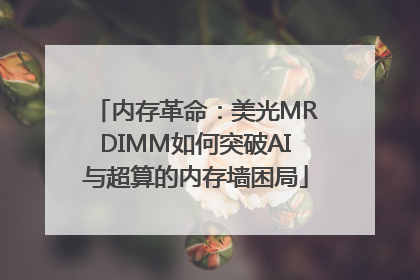 内存革命：美光MRDIMM如何突破AI与超算的内存墙困局