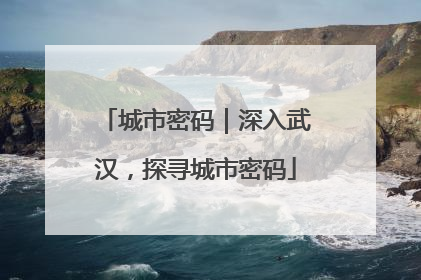 城市密码｜深入武汉，探寻城市密码