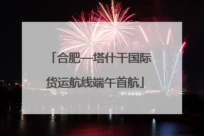 合肥—塔什干国际货运航线端午首航