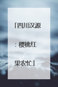 四川汉源：樱桃红 果农忙