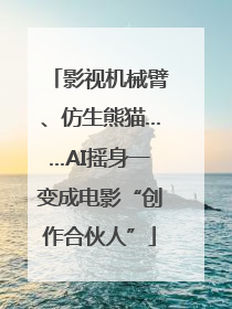 影视机械臂、仿生熊猫……AI摇身一变成电影“创作合伙人”
