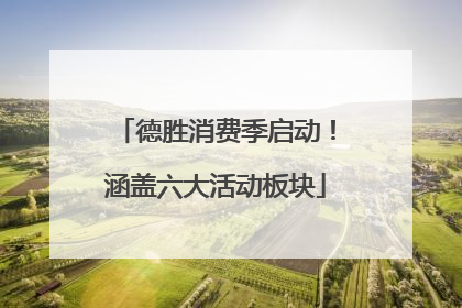 德胜消费季启动！涵盖六大活动板块