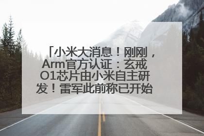 小米大消息！刚刚，Arm官方认证：玄戒O1芯片由小米自主研发！雷军此前称已开始大规模量产