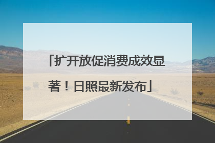 扩开放促消费成效显著！日照最新发布