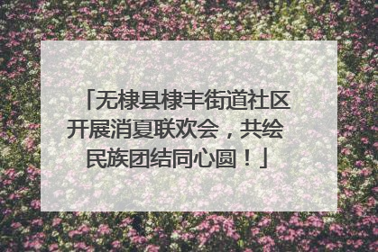无棣县棣丰街道社区开展消夏联欢会，共绘民族团结同心圆！