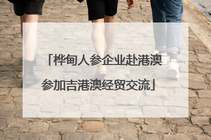 桦甸人参企业赴港澳参加吉港澳经贸交流