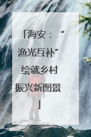 海安：“渔光互补” 绘就乡村振兴新图景