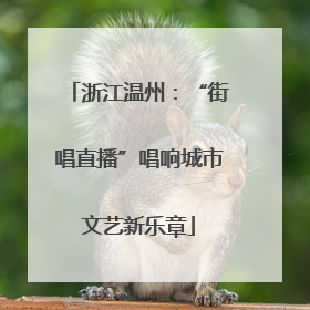 浙江温州：“街唱直播”唱响城市文艺新乐章