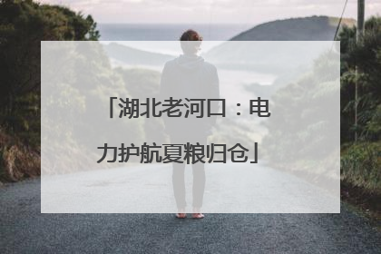 湖北老河口：电力护航夏粮归仓