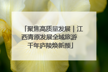 聚焦高质量发展｜江西青原发展全域旅游 千年庐陵焕新颜