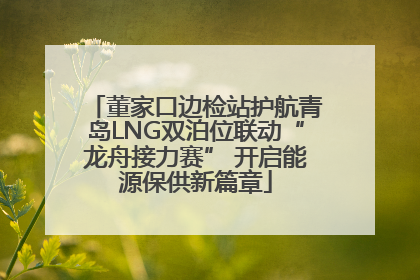 董家口边检站护航青岛LNG双泊位联动“龙舟接力赛” 开启能源保供新篇章