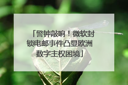 警钟敲响！微软封锁电邮事件凸显欧洲数字主权困境