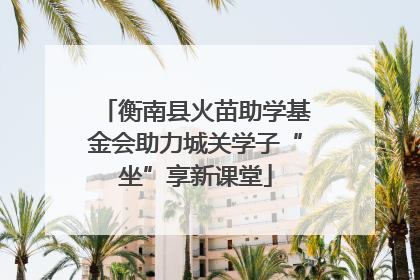 衡南县火苗助学基金会助力城关学子“坐”享新课堂