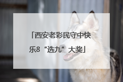 西安老彩民守中快乐8“选九”大奖