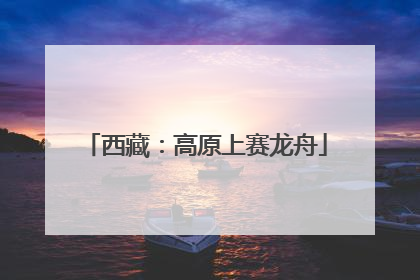 西藏：高原上赛龙舟