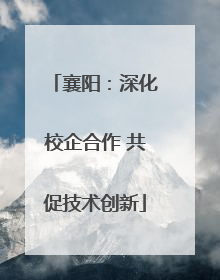 襄阳：深化校企合作 共促技术创新