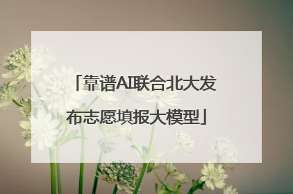 靠谱AI联合北大发布志愿填报大模型