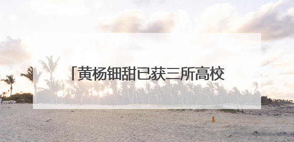 黄杨钿甜已获三所高校合格证，中传回应网络争议是否影响其高考录取：符合录取条件就能录取