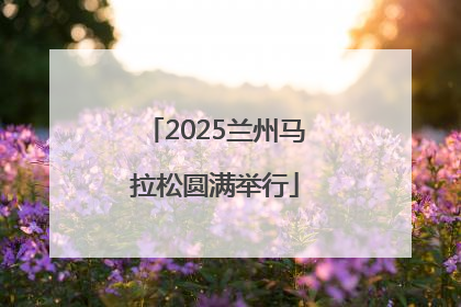 2025兰州马拉松圆满举行