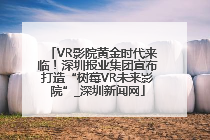 VR影院黄金时代来临！深圳报业集团宣布打造“树莓VR未来影院”_深圳新闻网